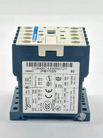 Telemecanique LP1K12 10BD Contactor, 600V 12Amp 
