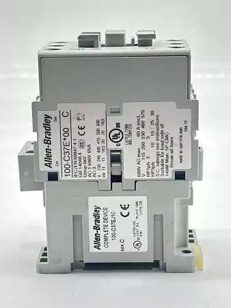 Allen-Bradley 100-C37EJ10 Contactor 24VDC Coil 600V 37Amp 