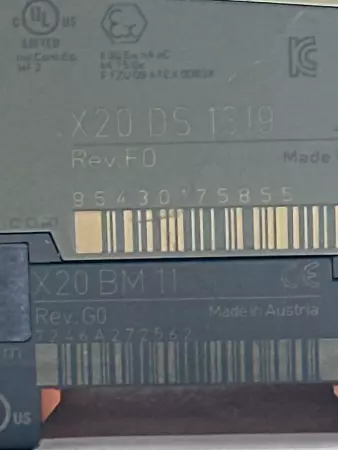B&R Automation X20 DS 1319 Digital Control Module Assembly 