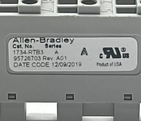 Allen-Bradley 1734-RTB3 SER.A Mounting 12-Terminal Block 
