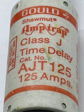 Gould Shawmut AJT125 Amp-Trap® Class J Fuse, 600AC/500DC 125Amp 