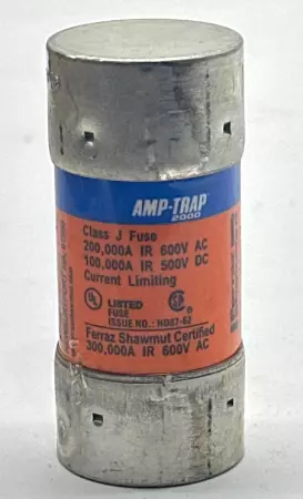 Ferraz Shawmut AJT45 Amp-Trap®2000 Class J Fuse, 600AC/500DC 45Amp 