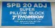 Thomson SPB 20 ADJ Super Pillow Block Linear Bearing 