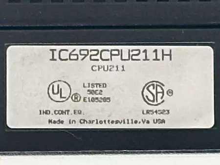 GE Fanuc IC692CPU211H Programmable Logic Controller 
