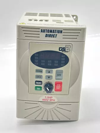 AutomationDirect GS2-41P0 AC Drive, 1HP Input 380-480V Output 0-480V 