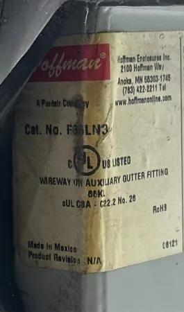 Hoffman F66LN3 Auxiliary Gutter Fitting 