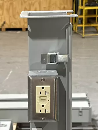 Hoffman F44L48 Lay-in Wireway Straight Section 4X4X48