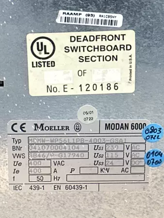 Moeller MDMW-WP5L1PB-4003-GSA1 Power Box, Safety Lock-out System 