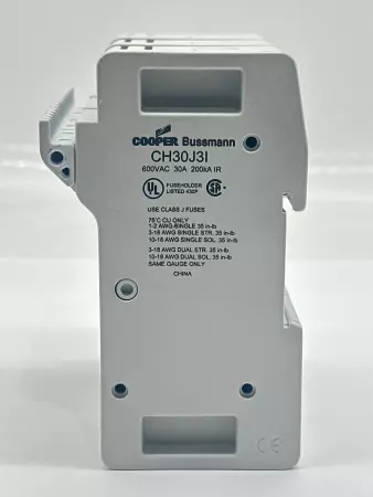 Bussmann CH30J3I 3-Pole Class J Fuse Holder 