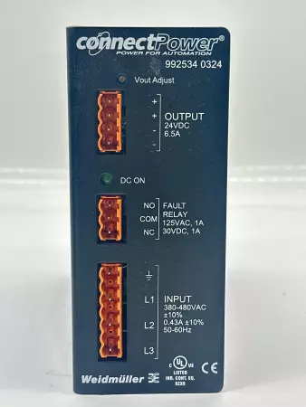 Weidmüller 992534-0324 connectPower Switchmode Power Supply 156W 