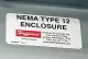 Hoffman NEMA TYPE 12 Reducer Lay-in Hinged Cover 4x4 to 5x2 Gray Steel 