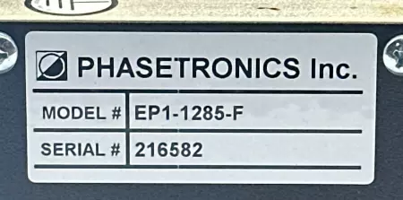 Phasetronics EP1-1285-F Single-phase Power Controller 