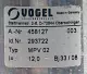 Vogel 458127 Gear Reducer, Ratio 12:1 