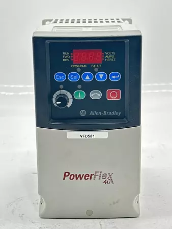 Allen-Bradley 22B-D4P0N104 SER.A PowerFlex 40 AC Drive, 2.0HP 