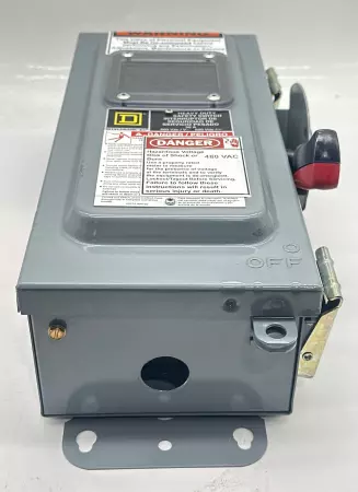 Square D HU361AWKVW Enclosed Disconnect Switch, 20HP Max 