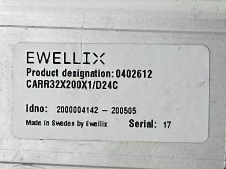 Ewellix 0402612 Linear Actuator, Stroke 200mm 