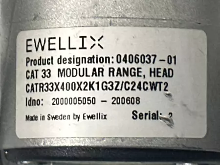 Ewellix 0406037-01 Rod-end Actuator CAT. 33 