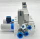 SMC SY5140-5DZ-02F Dual Solenoid Valve and Manifold Assembly 