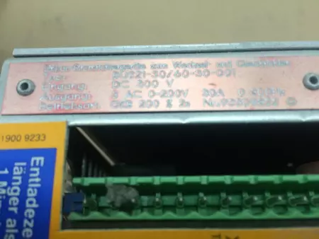 Baunmuller BUS21- 30/60-30-001 Servo Drive, 200VAC 30A - IN GERMANY 