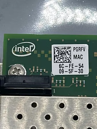 Intel 6CFE54095F30 Quad-Port 10GbE SFP+ Network Interface Card (NIC) 