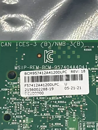 Dell EMC DP/N0YR0VV Dual-Port 10GbE SFP+ Network Interface Card (NIC) 