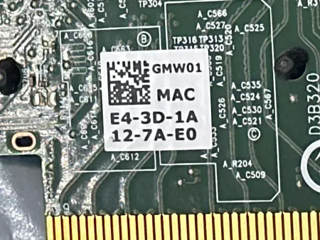 Dell EMC DP/N0GMW01 Dual-Port 10GbE SFP+ Network Interface Card (NIC) 
