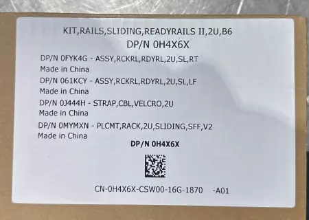 Dell DP/N0H4X6X ReadyRails II Sliding Rail Kit 