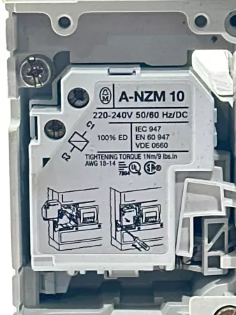 Moeller NZM 10-400S-NA Circuit Breaker, 600VAC 400A 