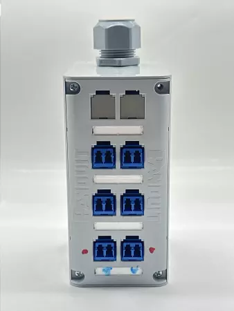 Panduit FDME8RG 8-Port Fiber Optic Enclosure 
