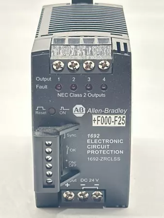 Allen-Bradley 1692-ZRCLSS SER.A 4-Channel Protection Module, 24-28VDC 15A 