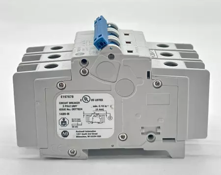 Allen-Bradley 1489-M3C060 3-Pole circuit Breaker, 480Y/277V 6A 