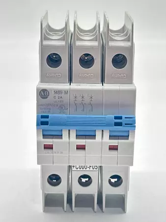 Allen-Bradley 1489-M3C020 SER.D 3-Pole Circuit Breaker, 480Y/277V 2A 