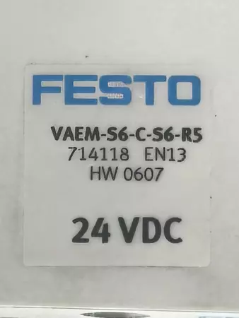 Festo 714118 Pneumatic Valve Control W/543414 Multi-Pin Node 