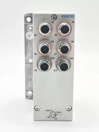 Festo 714118 Pneumatic Valve Control W/543414 Multi-Pin Node 