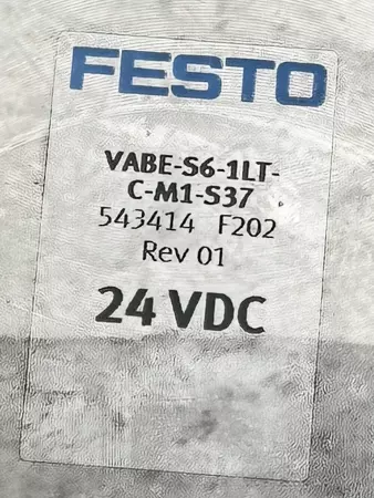 Festo 714118 Pneumatic Valve Control W/543414 Multi-Pin Node 