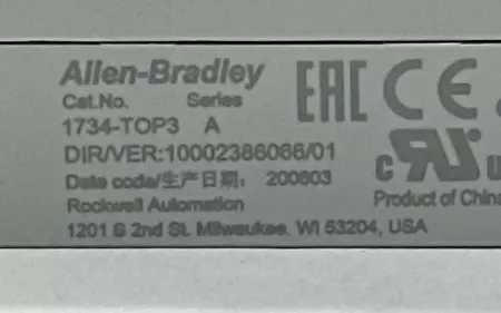 Allen-Bradley 1734-IB8S Digital Safety Input Module W/1734-TOP3 Terminal Base 