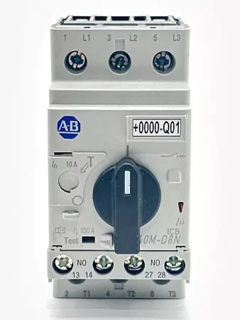 Allen-Bradley 140M-D8N-C10 SER.D Motor Protection Circuit Breaker, 690V 10A 