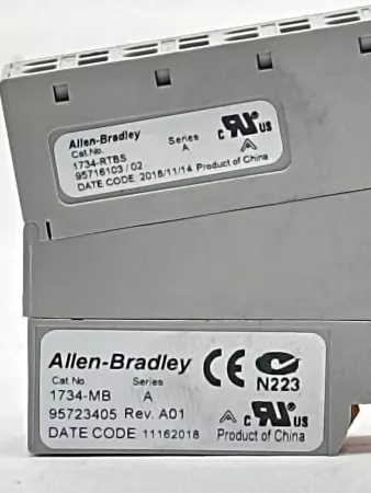 Allen-Bradley 1734-OB8 Input Module W/1734-MB Mount., 1734-RTBS Terminal Block 