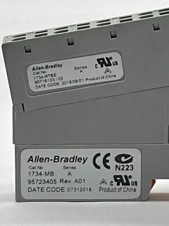 Allen-Bradley 1734-IB8 Input Module W/1734-MB Mount., 1734-RTBS Terminal Block 