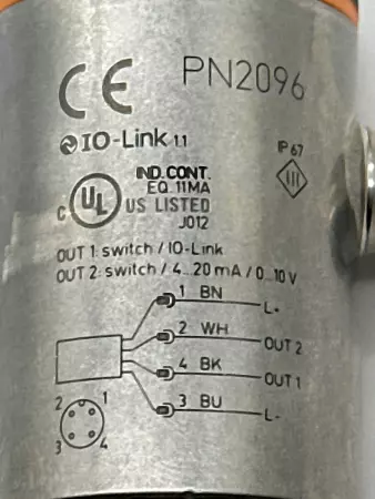 IFM Efector PN2096 Pressure Sensor 