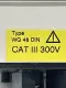 Gepruft WG 48 DIN Ampere Meter 0-800A 