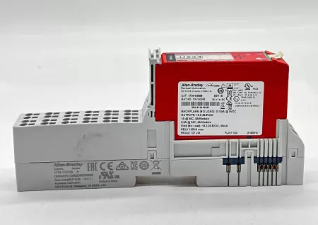 Allen-Bradley 1734-OB8S SER.B I/O Module W/1734-TOP3S Terminal Base 