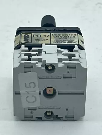 Baco PR 17 Rotary Disconnect Switch, 115-220V 25A 