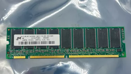 Micron Technology MT18LSDT1872AG-10EC7 SDRAM Memory Module, 128MB 