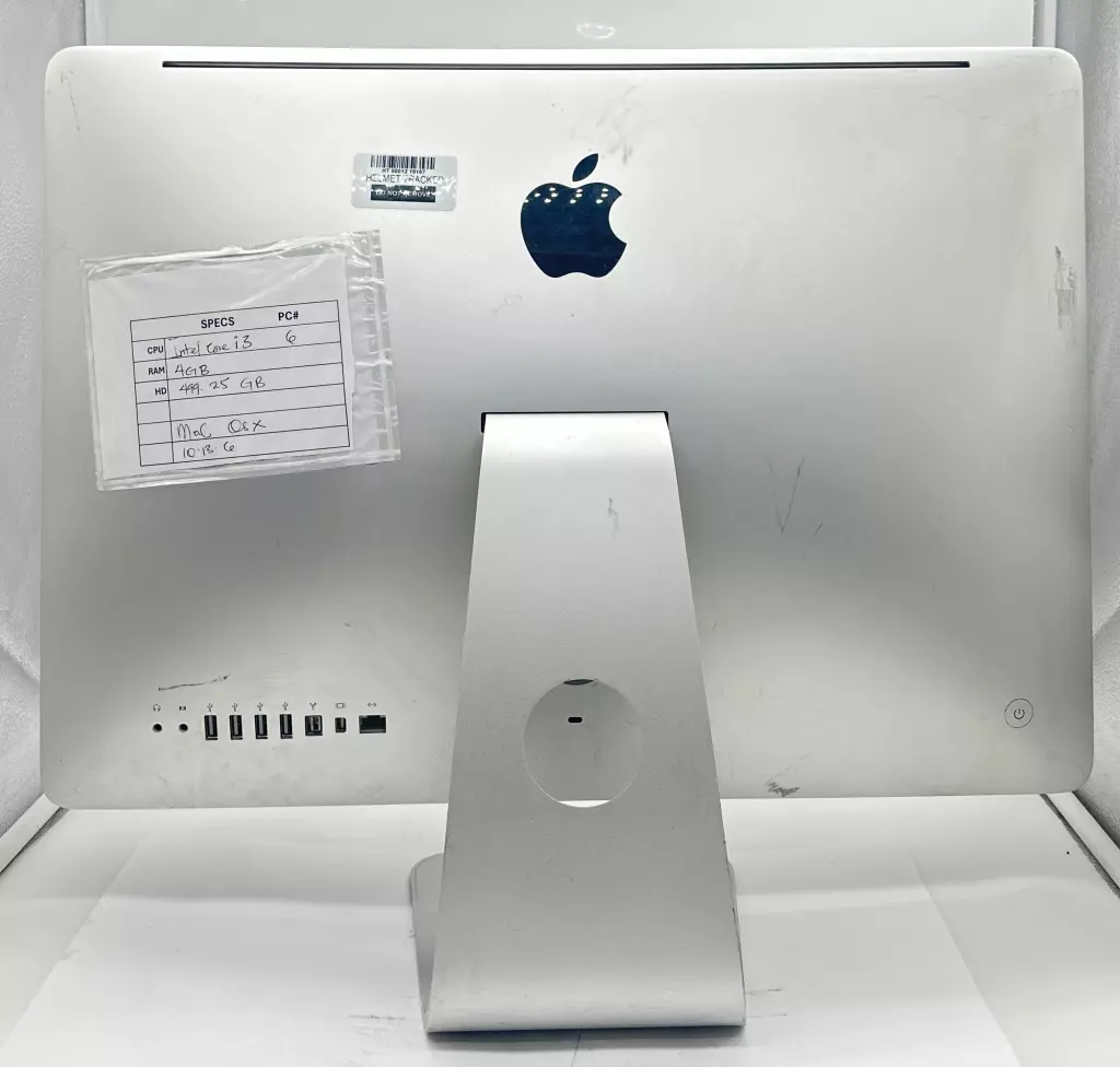 Apple MAC OS X iMac, 4GB RAM, 500GB HD, 21.5