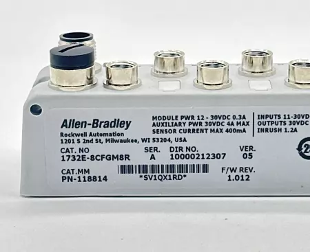 Allen-Bradley 1732E-8CFGM8R SER.A ArmorBlock® EtherNet/IP® I/O Module 