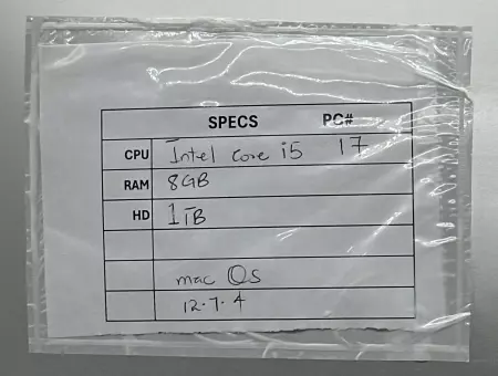 Apple MAC OS iMac Desktop Computer, 8GB RAM, 1TB HD 