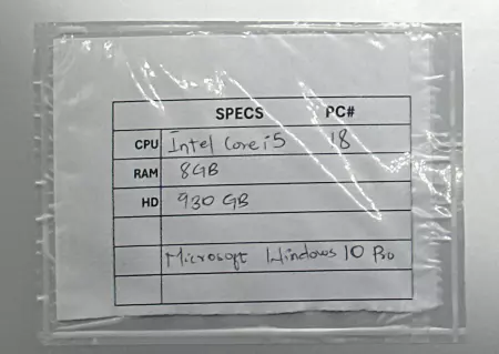 Apple MICROSOFT WINDOWS 10 PRO iMac Desktop Computer, RAM 8GB 930GB HD 