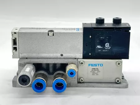 Festo 539161 W/ 541063 Solenoid Valve and Sub-Base Assy 