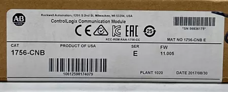 Allen-Bradley 1756-CNB SER. E ControlLogix Communication Module 